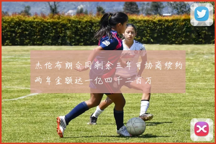 杰伦布朗合同剩余三年可协商续约两年金额达一亿四千二百万